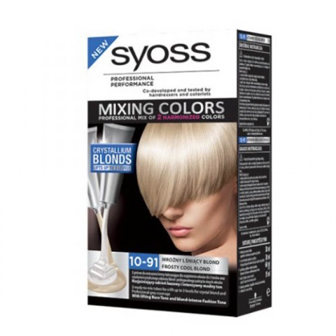 SYOSS Mixing Colors Краска для волос 10-91 Снежный Блонд 135мл